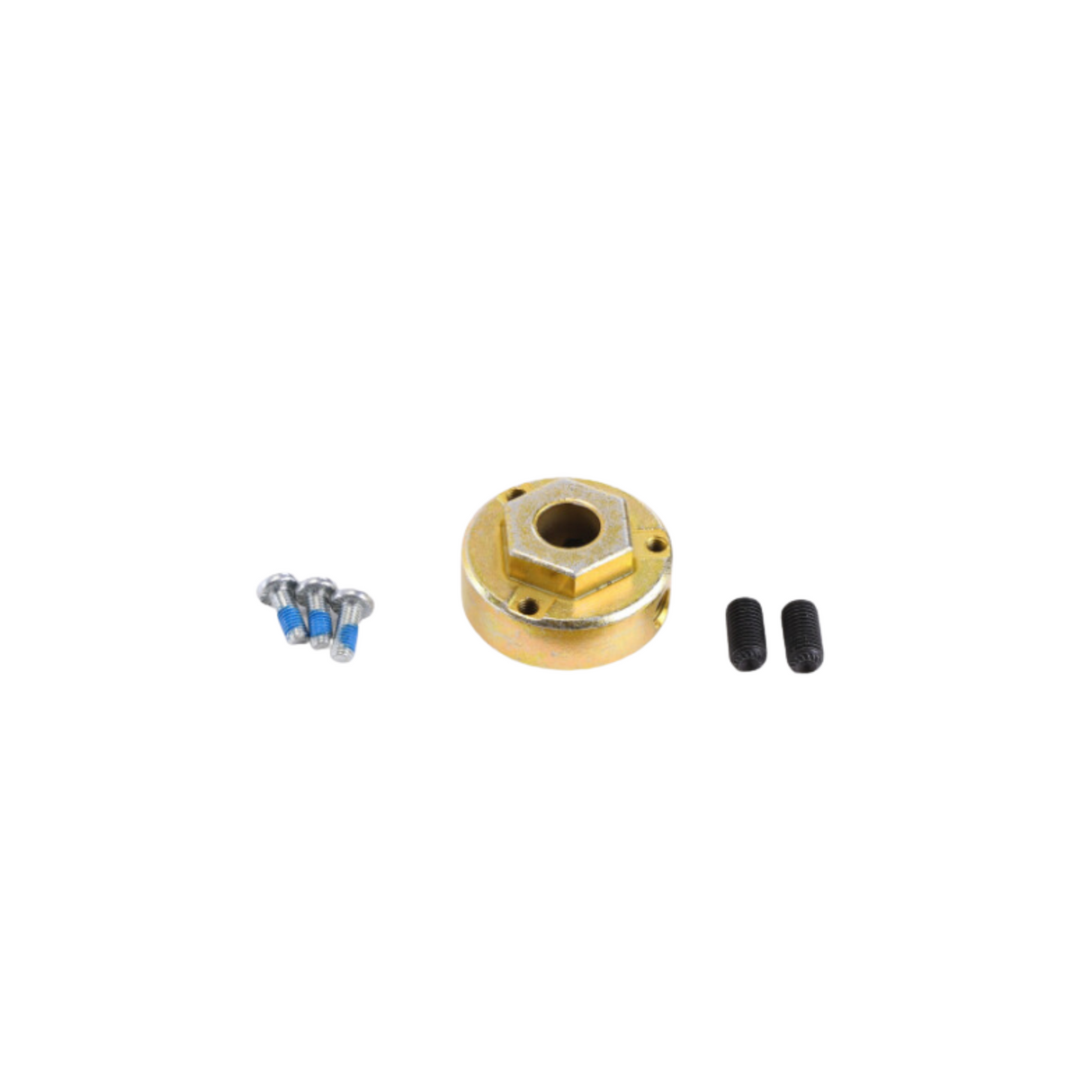 Lau 60765804 1/2" Bore, Hex and Round Interchangeable Hub with 2 Set Screws