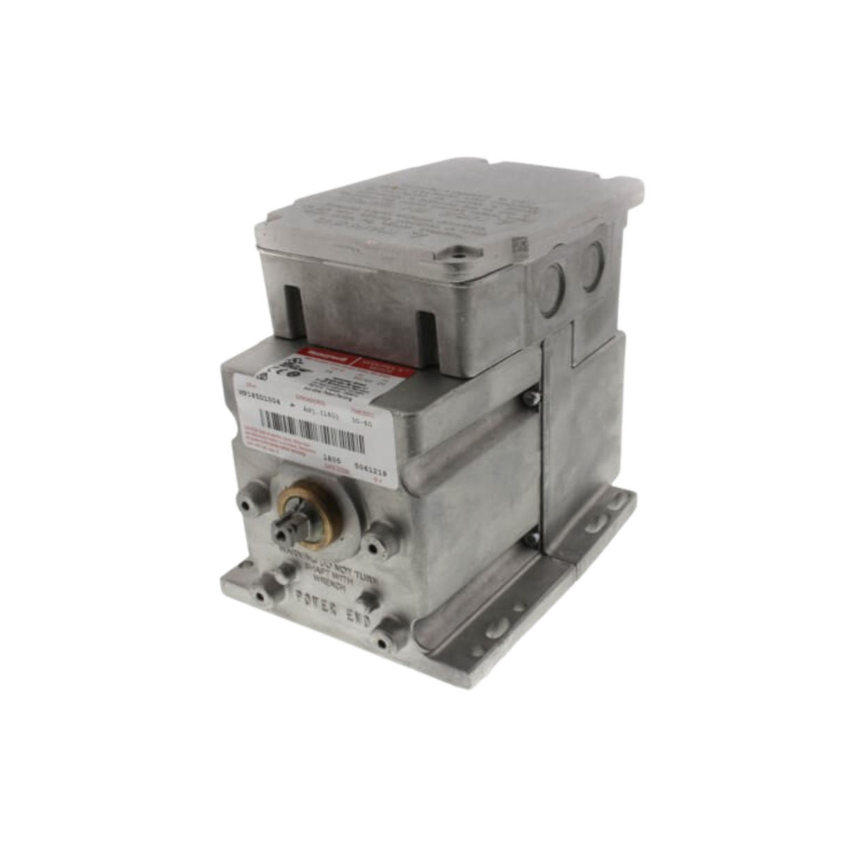 Honeywell M9185D1004 - Proportional Modutrol IV Motor, 24Vac, 135 Ohm Control Signal, 60 Lb-In Torque, Spring Return, 30-60 Second Nominal Timing, 160 Degree Factory Stroke Setting, Foot Mounted, .375" Shaft Dimension, Clockwise Shaft Rotation