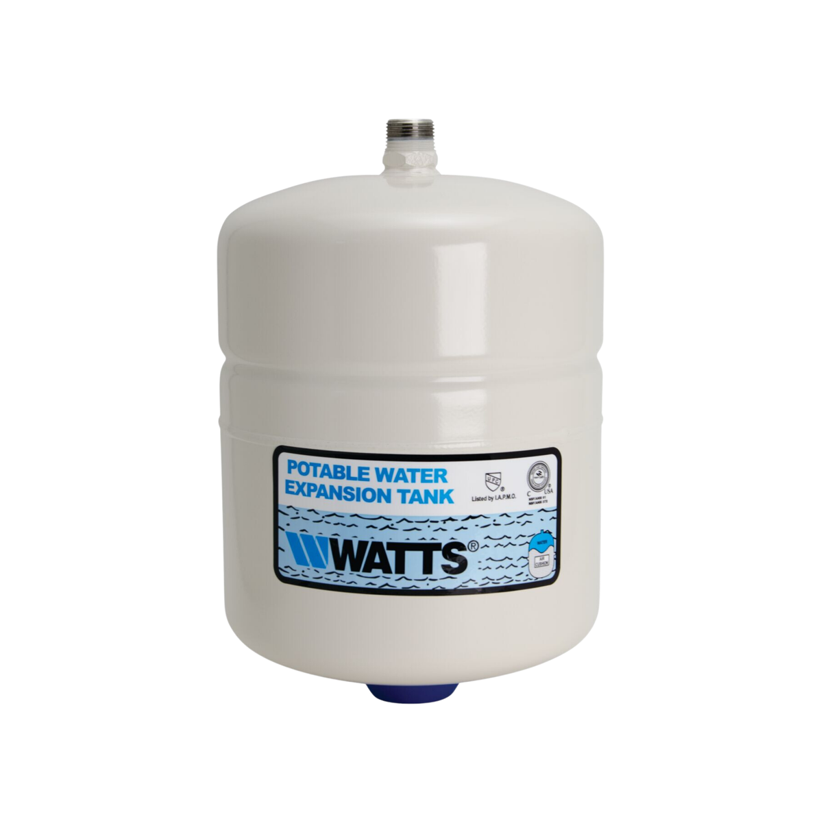 Watts 0067371 3/4" Male NPT 10 1/2" Diameter 150 PSI Potable Water Expansion Tank