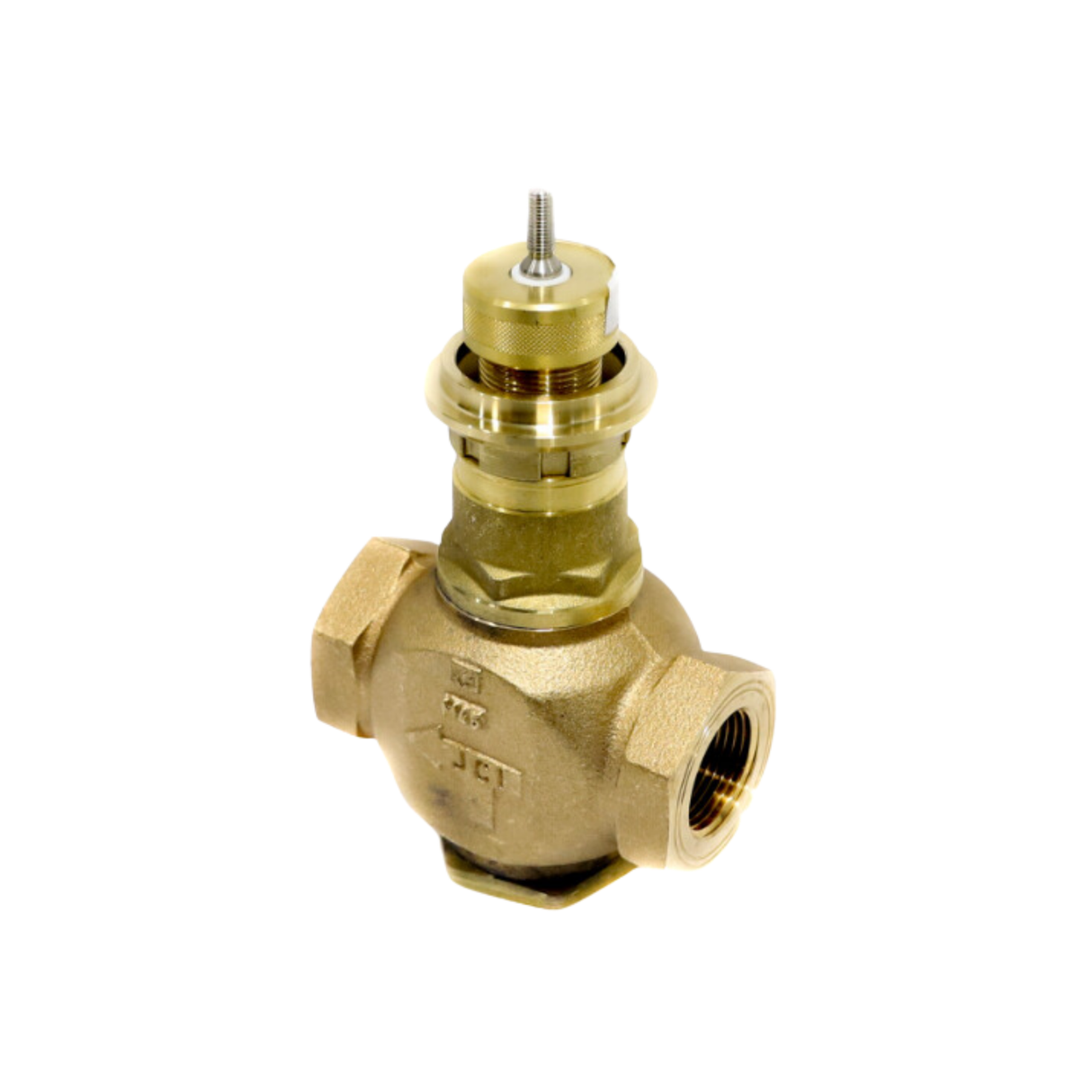 Johnson Controls VG7443NT 1" NPT Connection Size, 2 Way, Equal Percentage Flow, Push Down To Close Action, Globe, Valve