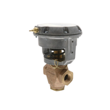 Johnson Controls VG7441ET+3008E 1/2" NPT Connection Size, 2 Way, Equal Percentage Flow, Valve Assembly with 9PSI - 13PSI Spring Range Spring Return Exposed Pneumatic Actuator