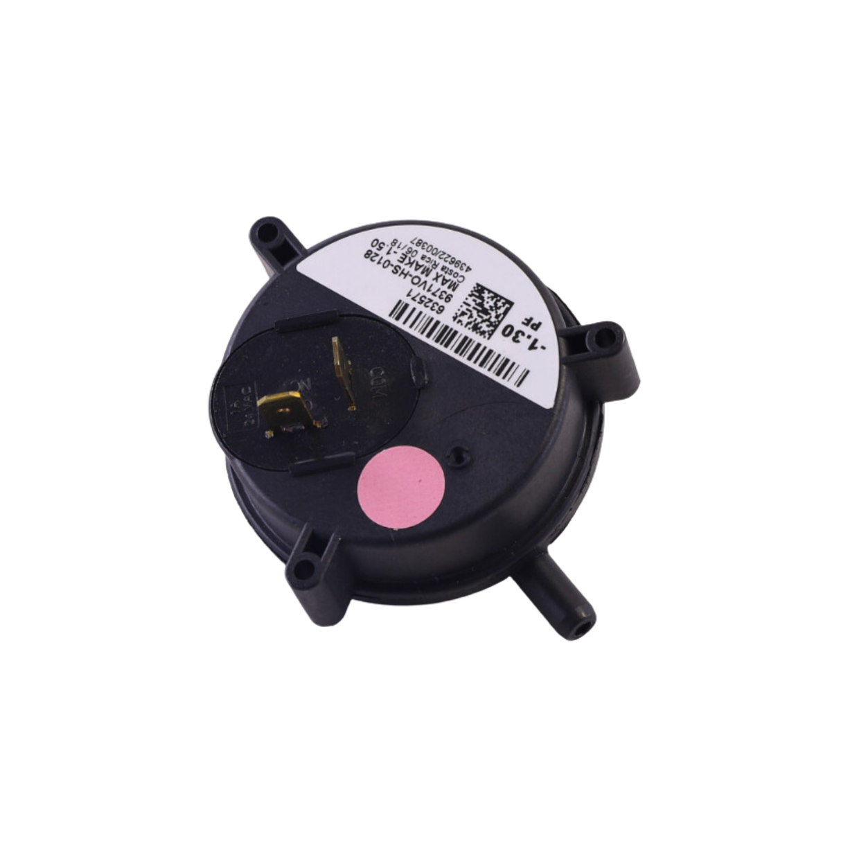 Nordyne 632571 -1.3" WC SPST Pressure Switch