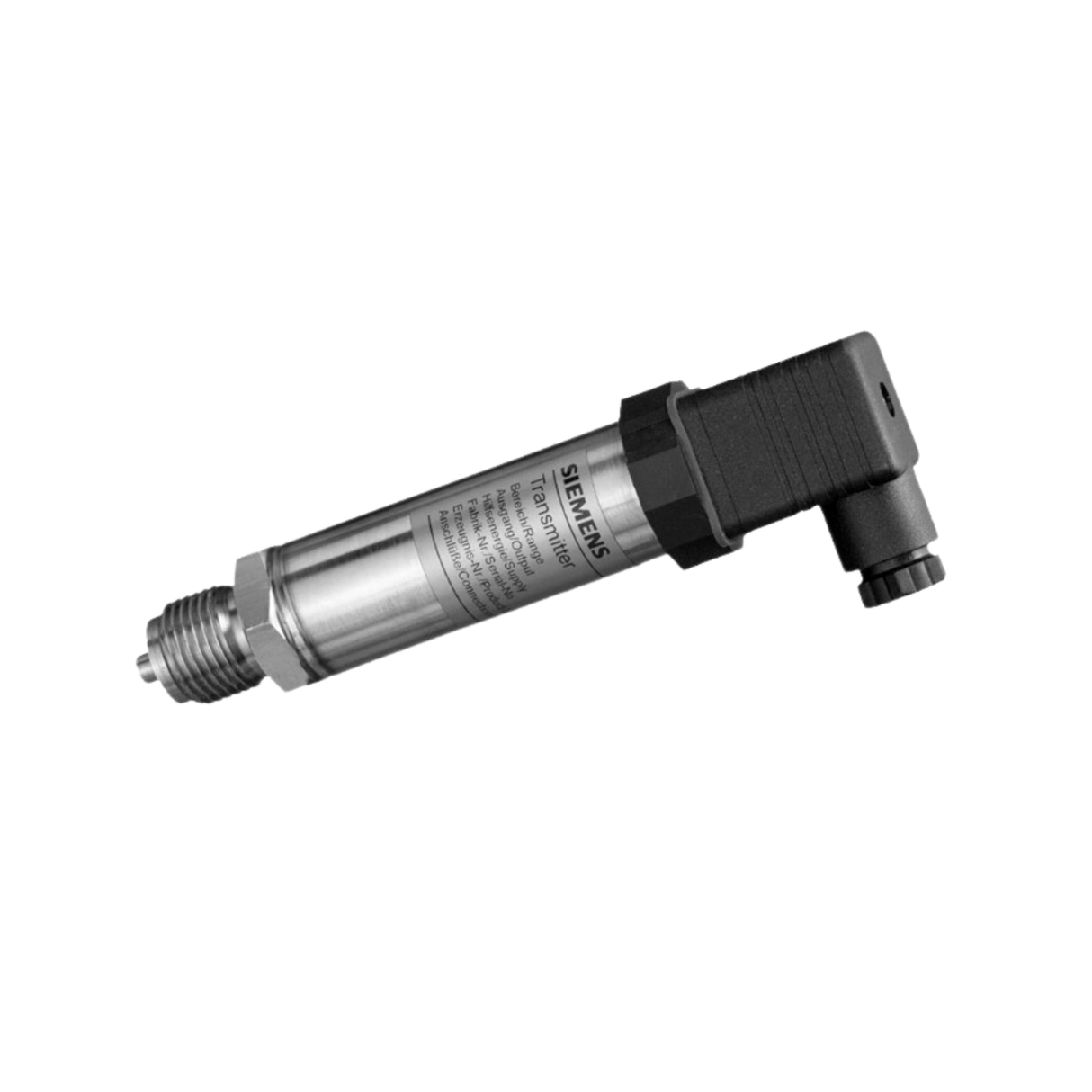 Siemens Building Technology 7MF15654BF005EA1 Terminal Block Connection, 0-60 PSIG, 1/4" Connection Cable, No Display, 4-20mA Output Signal, Liquid Pressure Sensor