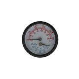 Utica-Dunkirk 240005246 70 to 320 Degrees F, 0 to 75 PSI 5" Stem Temperature Pressure Gauge