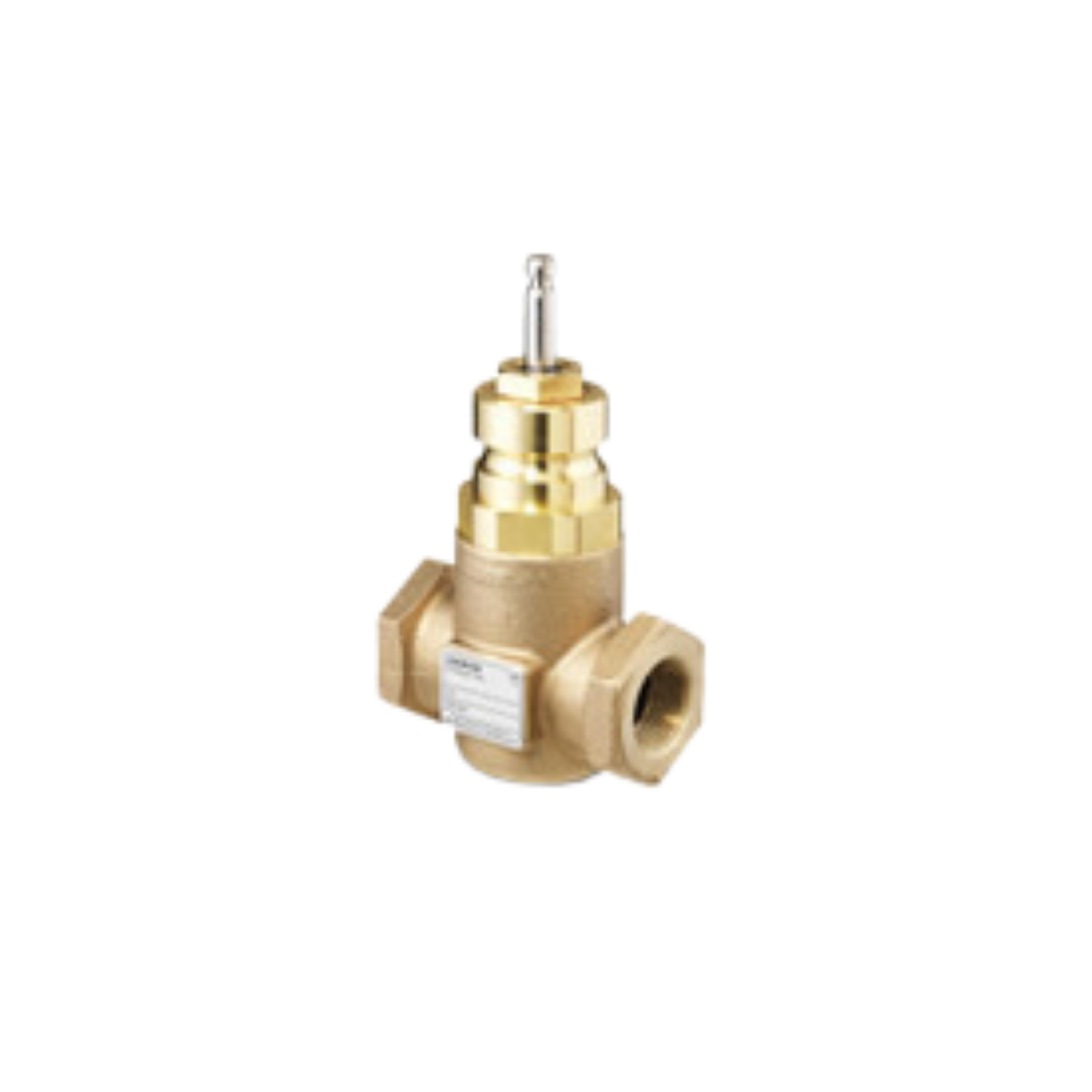 Siemens Building Technology 599-03203 1" NPT 3-Way Mixing Stroke-Globe Bronze Body with Brass Trim Valve