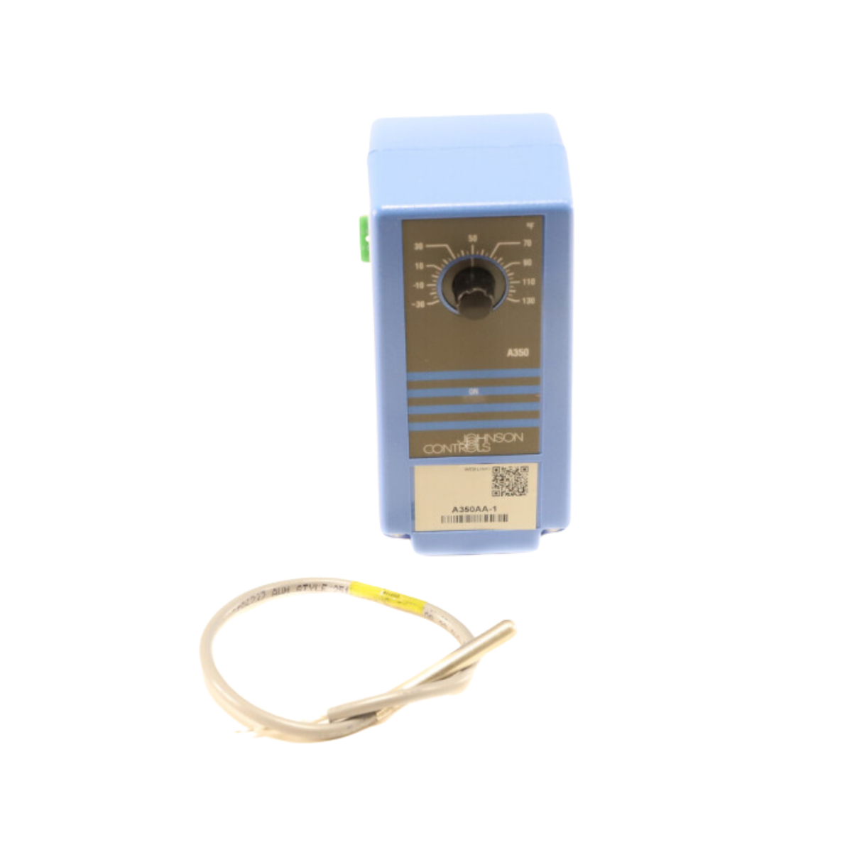 Johnson Controls A350AA-1 24VAC Supply Voltage, Temperature Control with On/Off Electronic System 350 and A99BC-25 Silicon Sensor