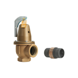 Watts F274496 3/4" Female NPTF 45 PSI Bronze Boiler Pressure Relief Valve