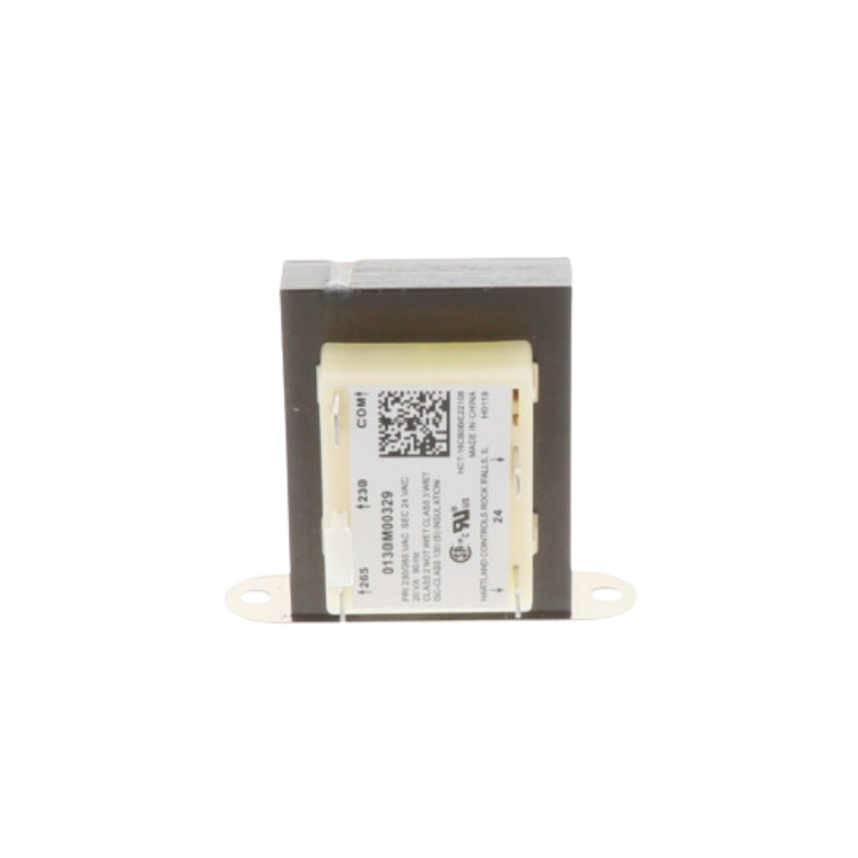 Goodman 0130M00329S Primary Voltage 230/265 V, Secondary Voltage 24 V @ 20 VA Transformer