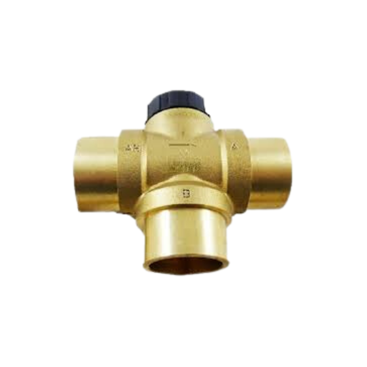 Siemens Building Technology 599-00533 1" Sweat 7.0 Cv 3-Way Linear Brass Valve