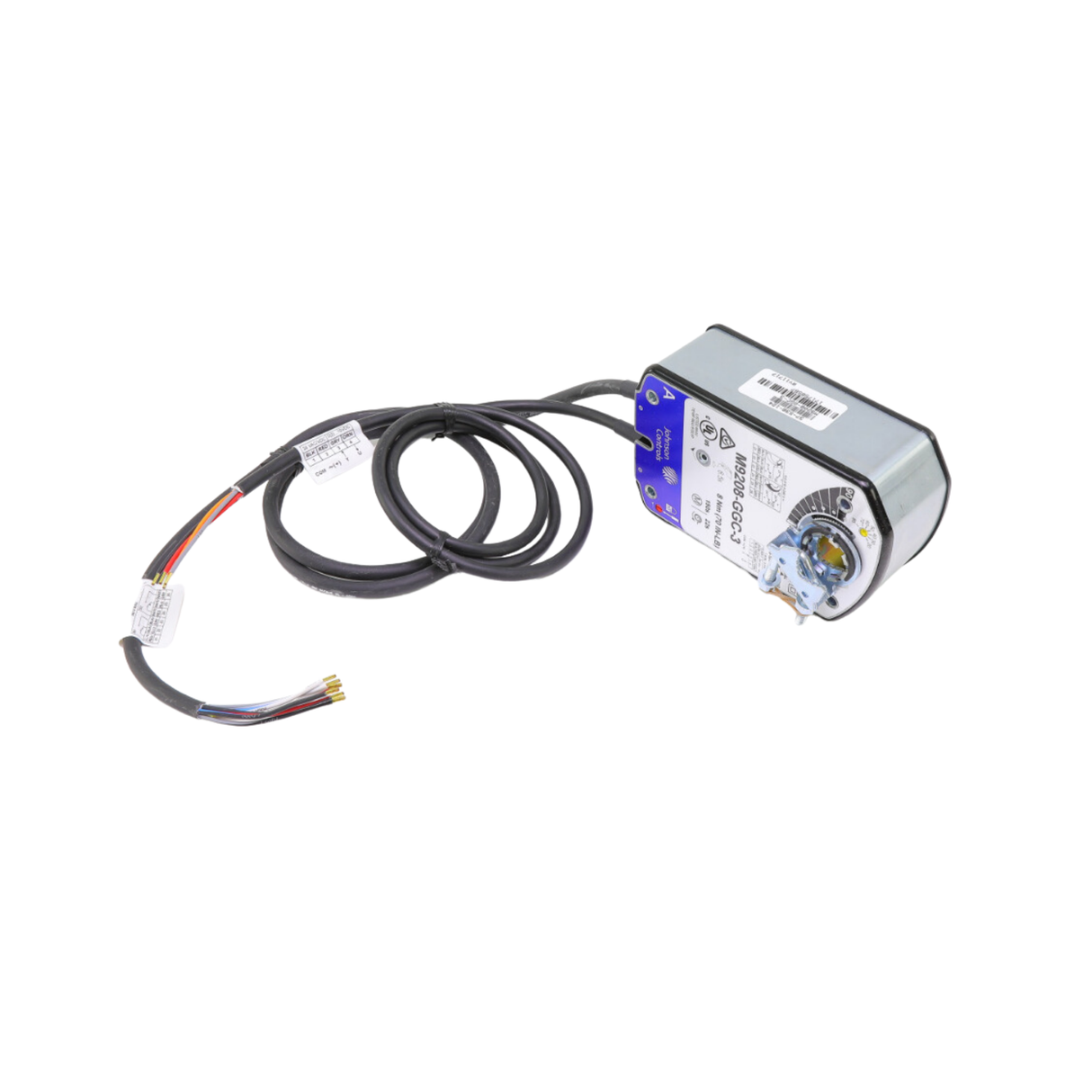 Johnson Controls M9208-GGC-3 24VAC, 24VDC Supply Voltage, Actuator with 48" Appliance Cable with Integral 3/8" FMC Connector and 2 SPDT Auxiliary Switches