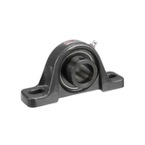 Browning VPLE-216 1" Bore Diameter, Standard Duty Cast Iron Low Base Pillow Block, 2801 lbf Load Capacity, Ball Bearing with Eccentric Locking and Contact and Flinger Seal