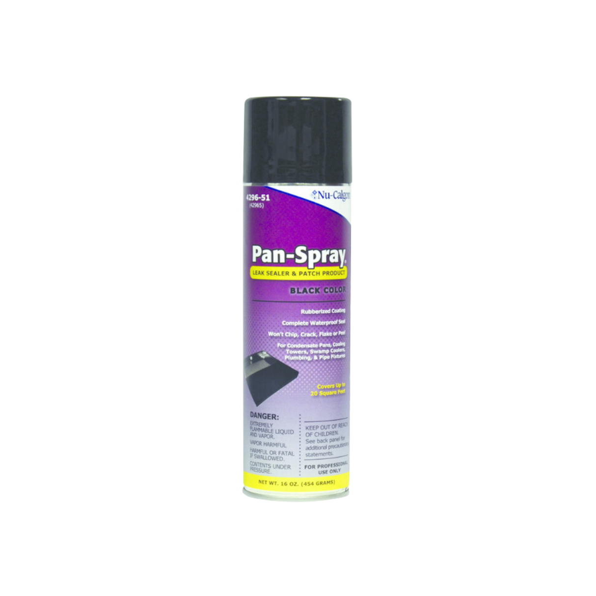 Nu-Calgon 4296-51 16 OZ Black Pan Spray Aerosol