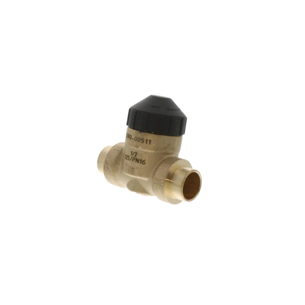 Siemens Building Technology 599-00511 1/2" Sweat Connection Size, 2.5 Cv, 2 Way, Linear Flow, Zone Valve