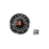 Weil McLain 380-000-000 0/75 PSI Range, 60/360 Fahrenheit, Temperature and Pressure Gauge