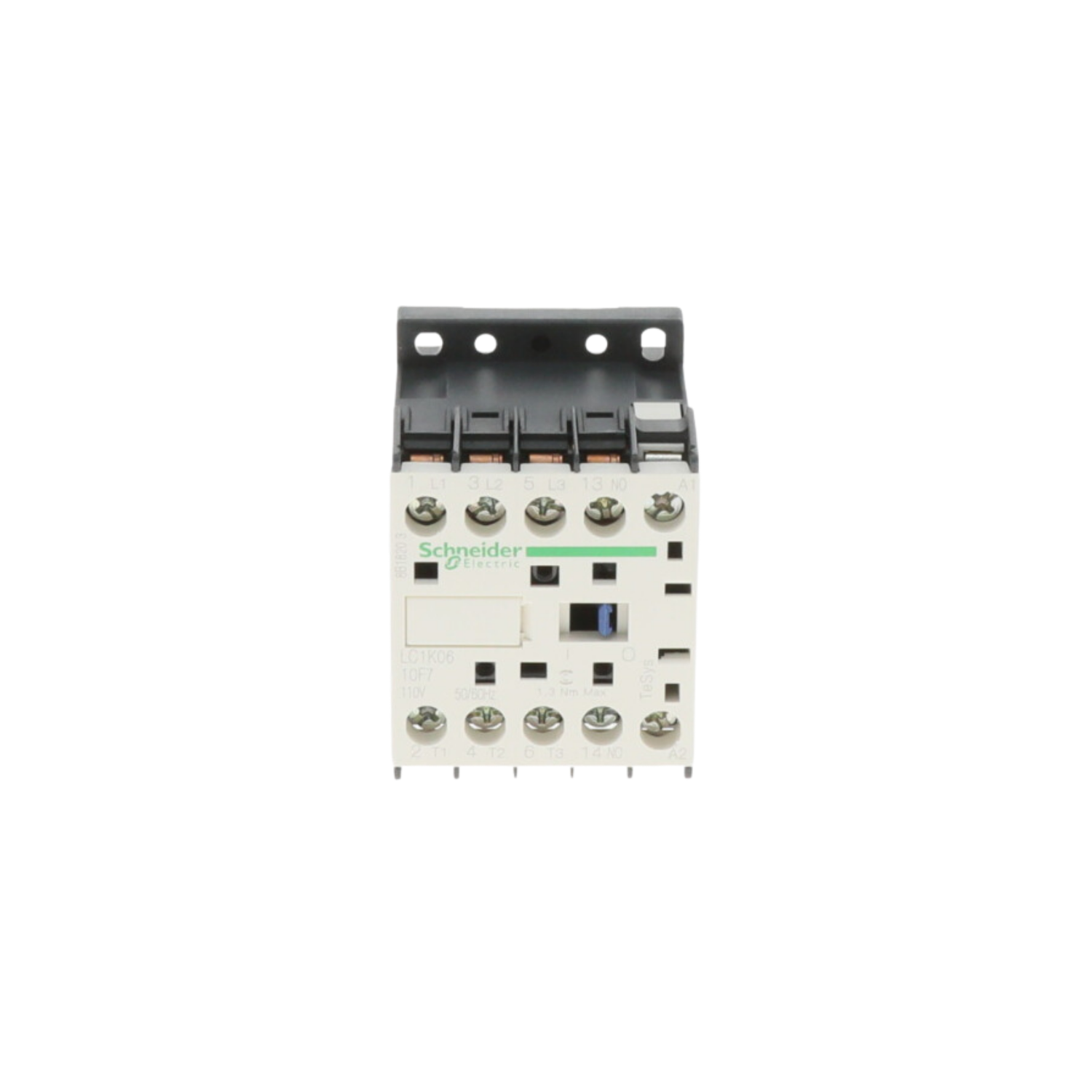 Schneider Electric (Square D) LC1K0610F7 110V, 6A, Mini Contactor with 1 Auxiliary