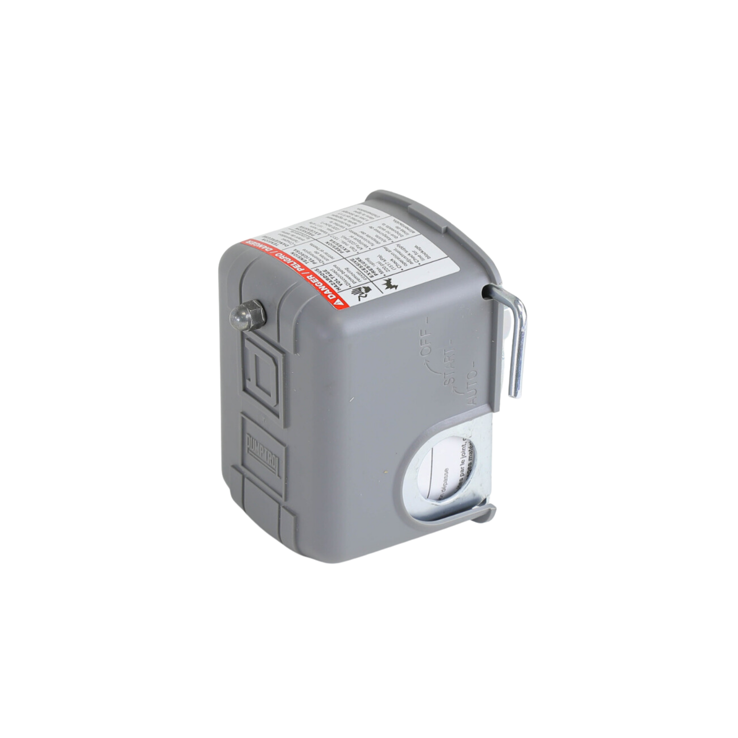 Schneider Electric (Square D) 9013FSG2J20M4 10/65 PSI Range, 20 On - 40 Off, DPST Pressure Switch