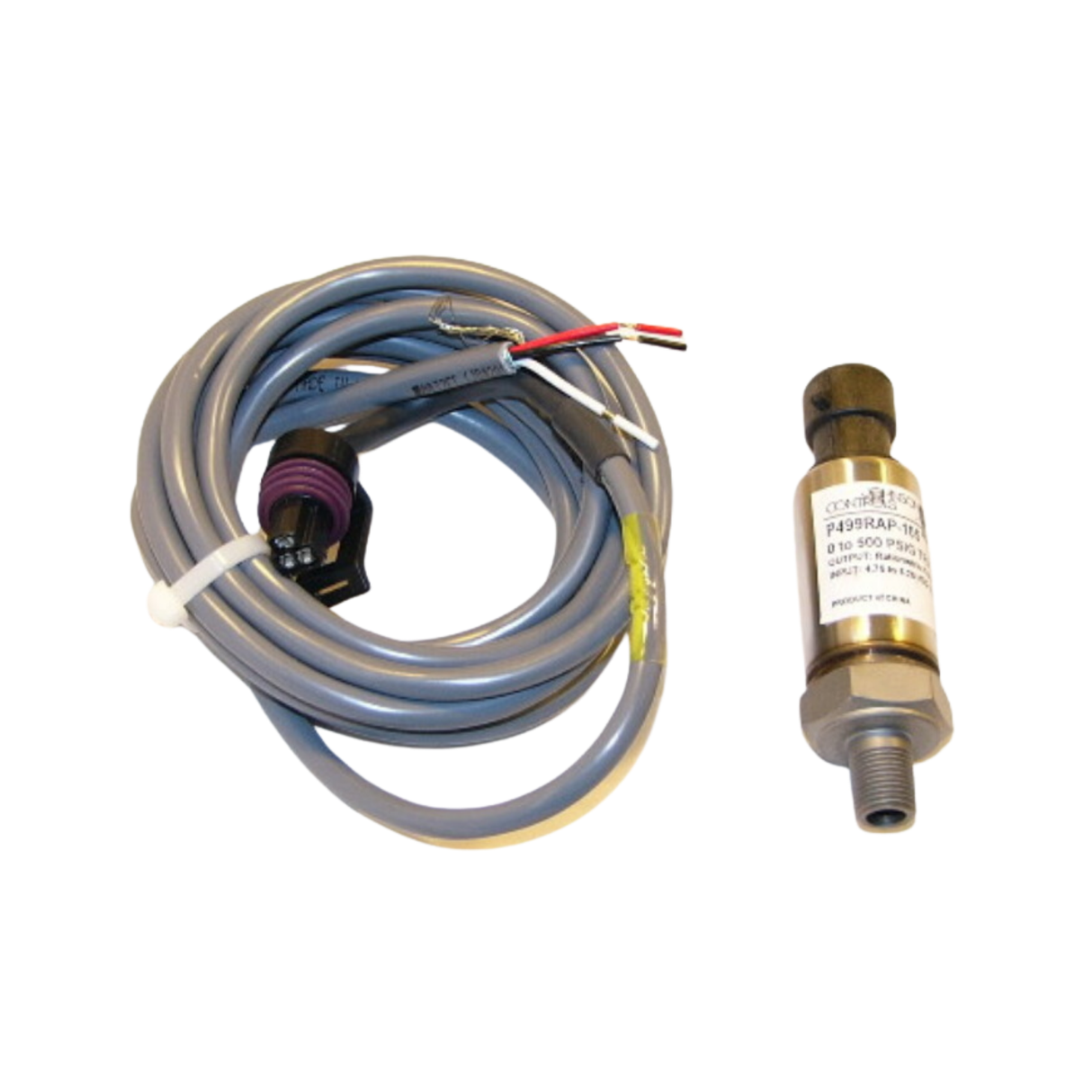 Johnson Controls P499RAP-105K 0 - 500PSI Pressure Range, Pressure Transducer with 6.5' Wiring Harness