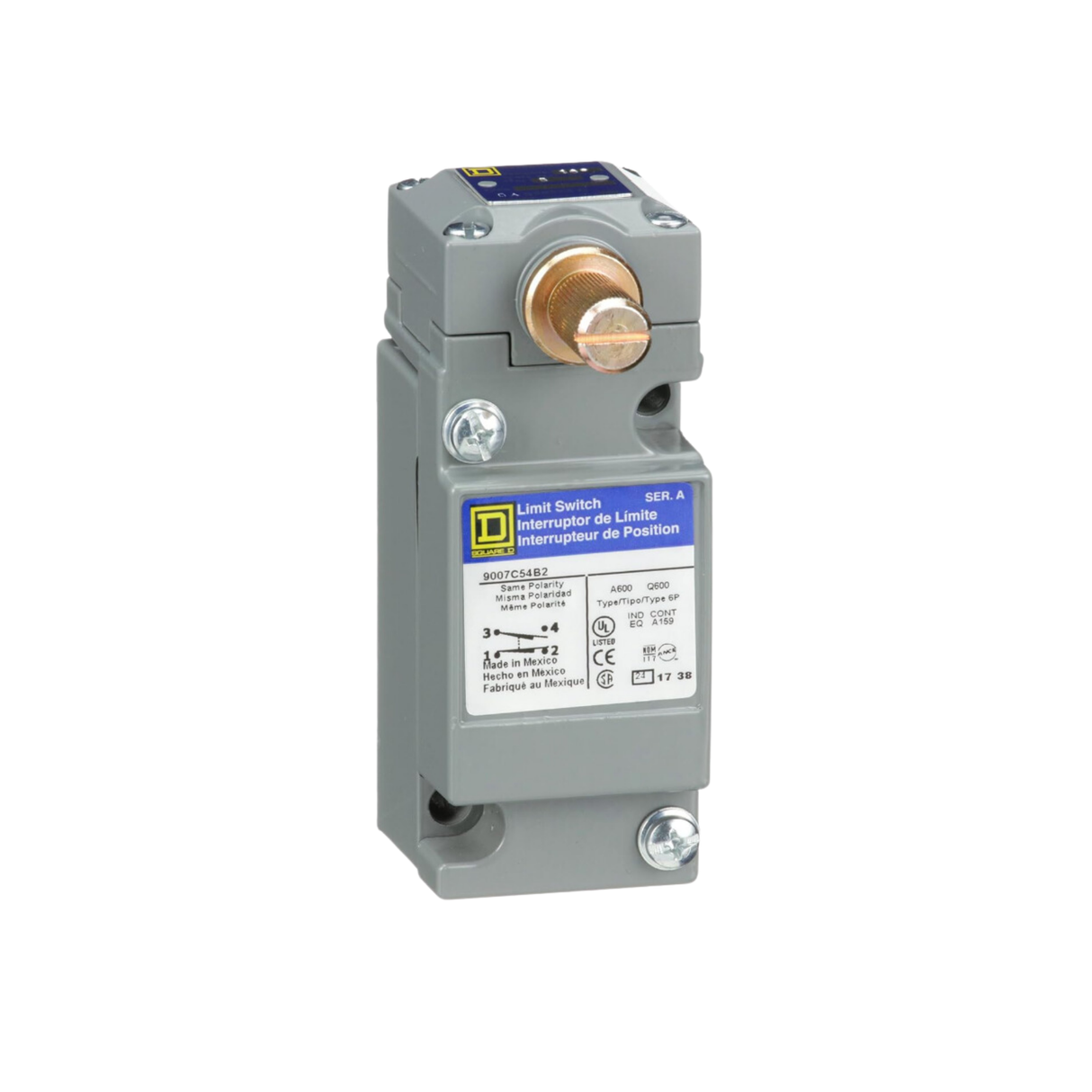 Schneider Electric (Square D) 9007C54B2 SPDT Lever Arm Limit Switch