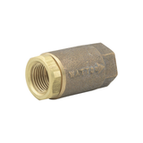 Watts 0555175 1/2" Female NPT 400 PSI Lead Free Cast Copper Silicon Alloy, Brass Disc, PTFE Seat Silent Check Valve