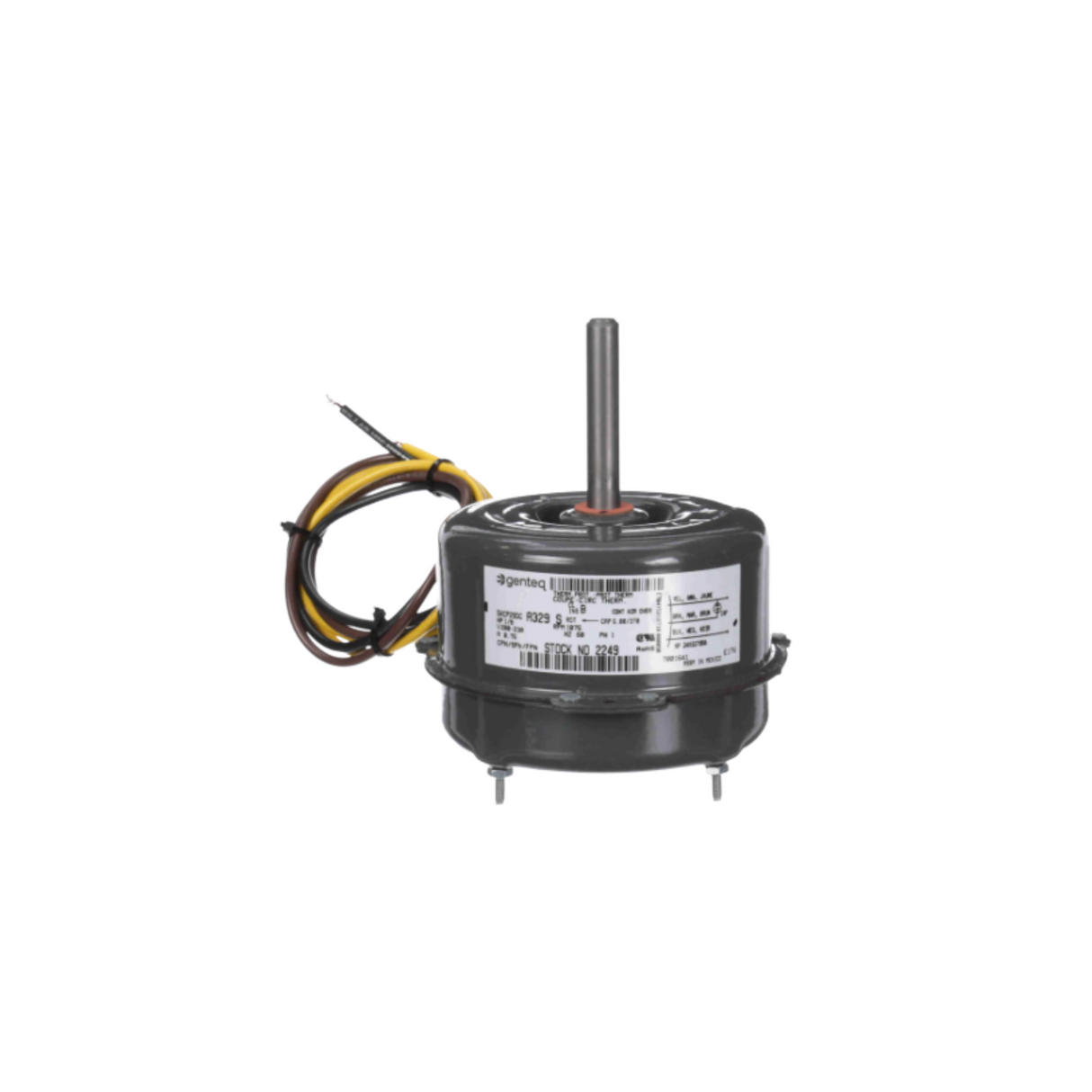 Regal Rexnord - Genteq 2249 200-230 V 1075 RPM 1/8 HP Counter Clockwise Condenser Fan Motor