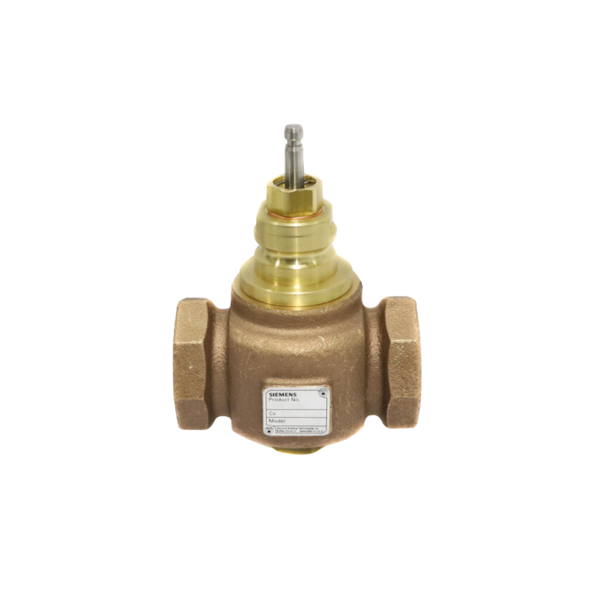 Siemens Building Technology 599-03061 1-1/2" Valve Body, 25 CV, FxF End Connection, Pneumatic Control Signal, 2-Way Control Valve