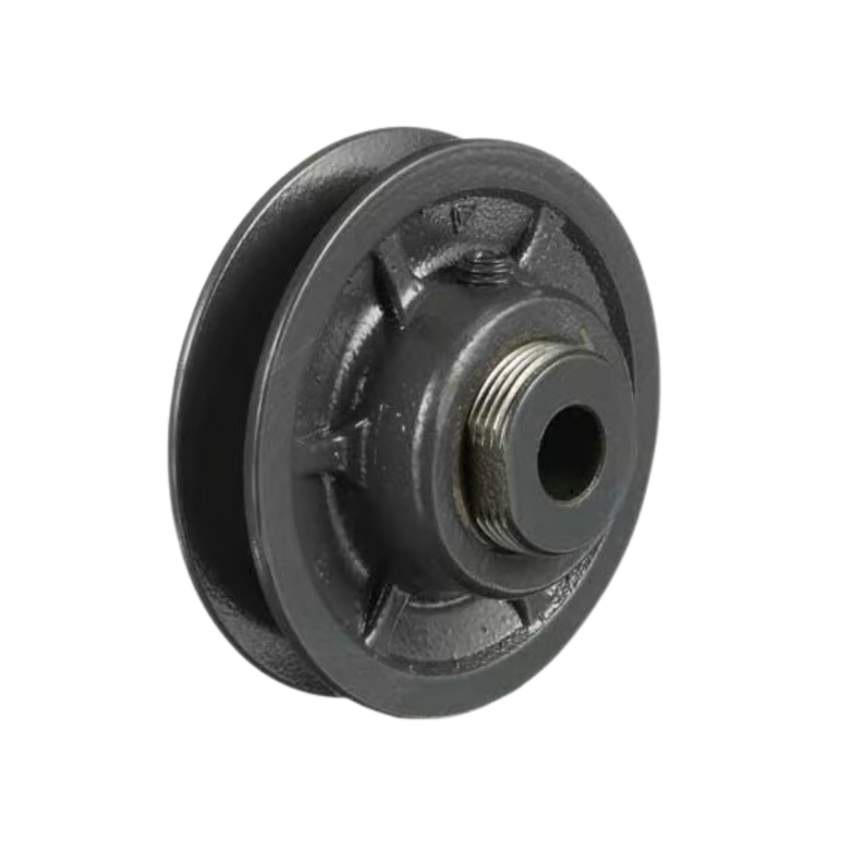 Browning 1VL34X1/2 1/2" Bore Diameter, 3.15" Outside Diameter, Single Groove VL Cast Iron, Sheave with 3L, 4L, A, AX, 5L, B, and BX Belts