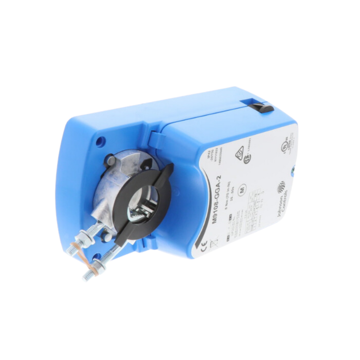 Johnson Controls M9108-GGA-2 24VAC, 24VDC Supply Voltage, Screw Terminals Non-Spring Return Direct Coupled, Actuator