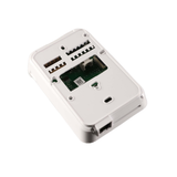 Johnson Controls NSB8BHN140-0 9.8VDC to 16.5VDC Supply Voltage, Temperature and Humidity Sensor with Warmer/Cooler Interface, Johnson Controls Logo, Plastic White Enclosure