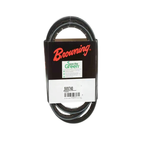 Browning 5VX740 74" Outside Diameter, EPDM, RMA, MPTA IP-20, Oil Resistant, Notched 358, Grip Belt