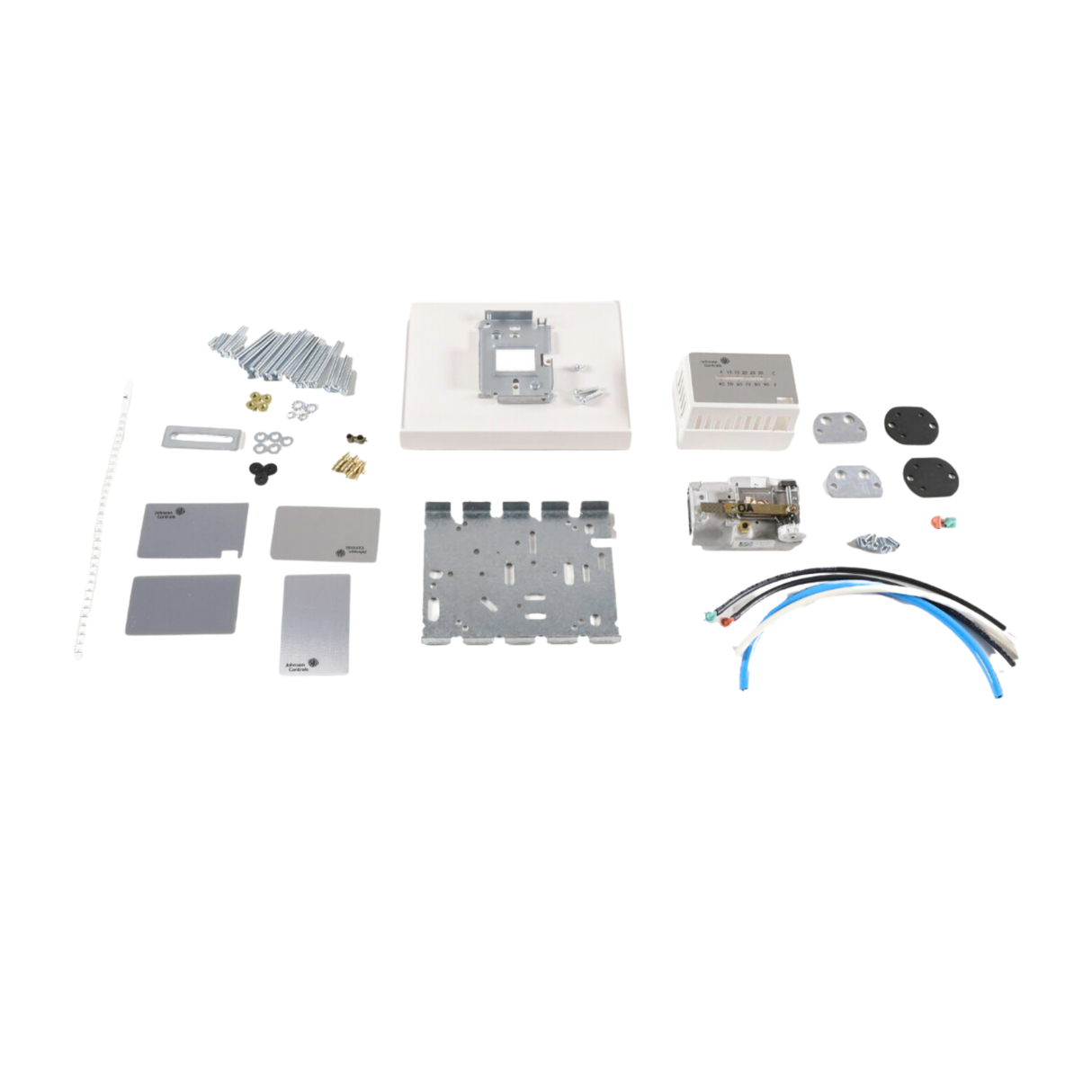 Johnson Controls T-4002-301 Direct Acting, Pneumatic Thermostat Conversion Kit with White Cover