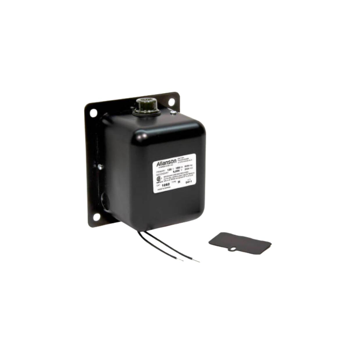 Allanson Transformers 1092-H Primary Voltage 120 V, Secondary Voltage: 6000 V @ 150 V Ferromagnetic Ignition Transformer