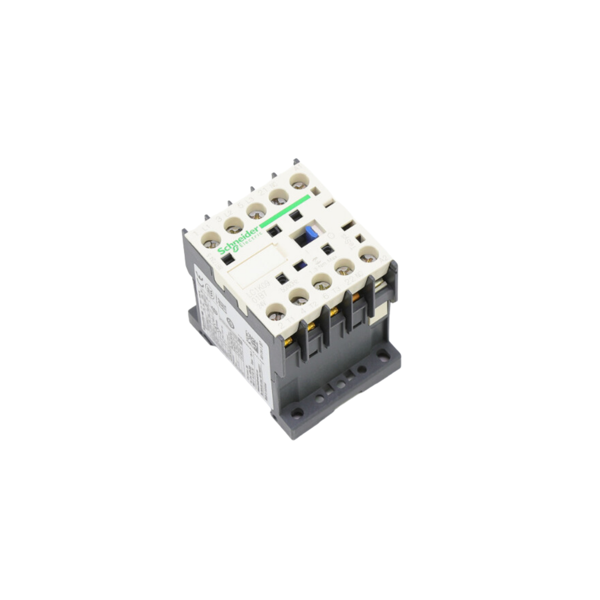 Schneider Electric (Square D) LC1K0901B7 24V, 9A, 3 Pole NO, Contactor with NC Auxiliary