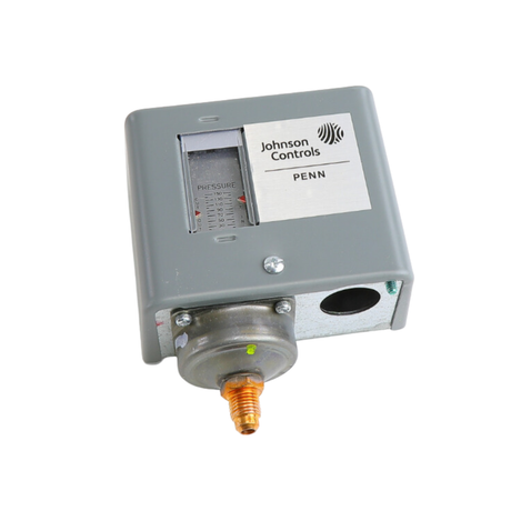 Johnson Controls P170AA-2 SPST, High Pressure Cutout Control, Compatible with Condenser Fan Cycling Control (For Non Corrosive Refrigerants)