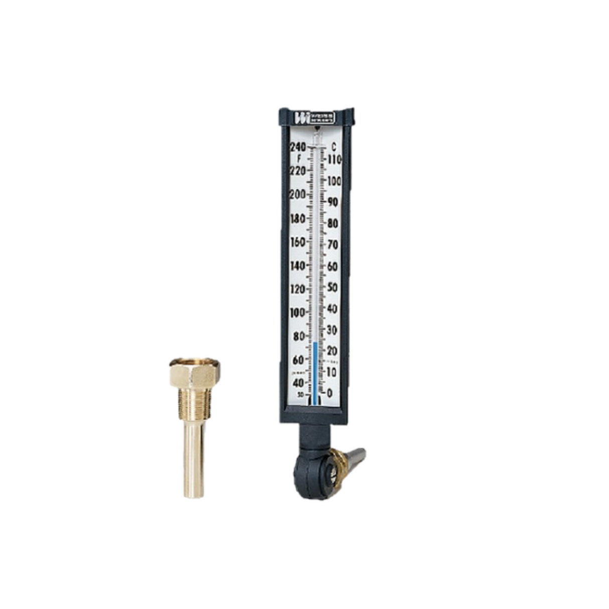 Weiss Instruments 9VU35-160 Industrial Angle Thermometer