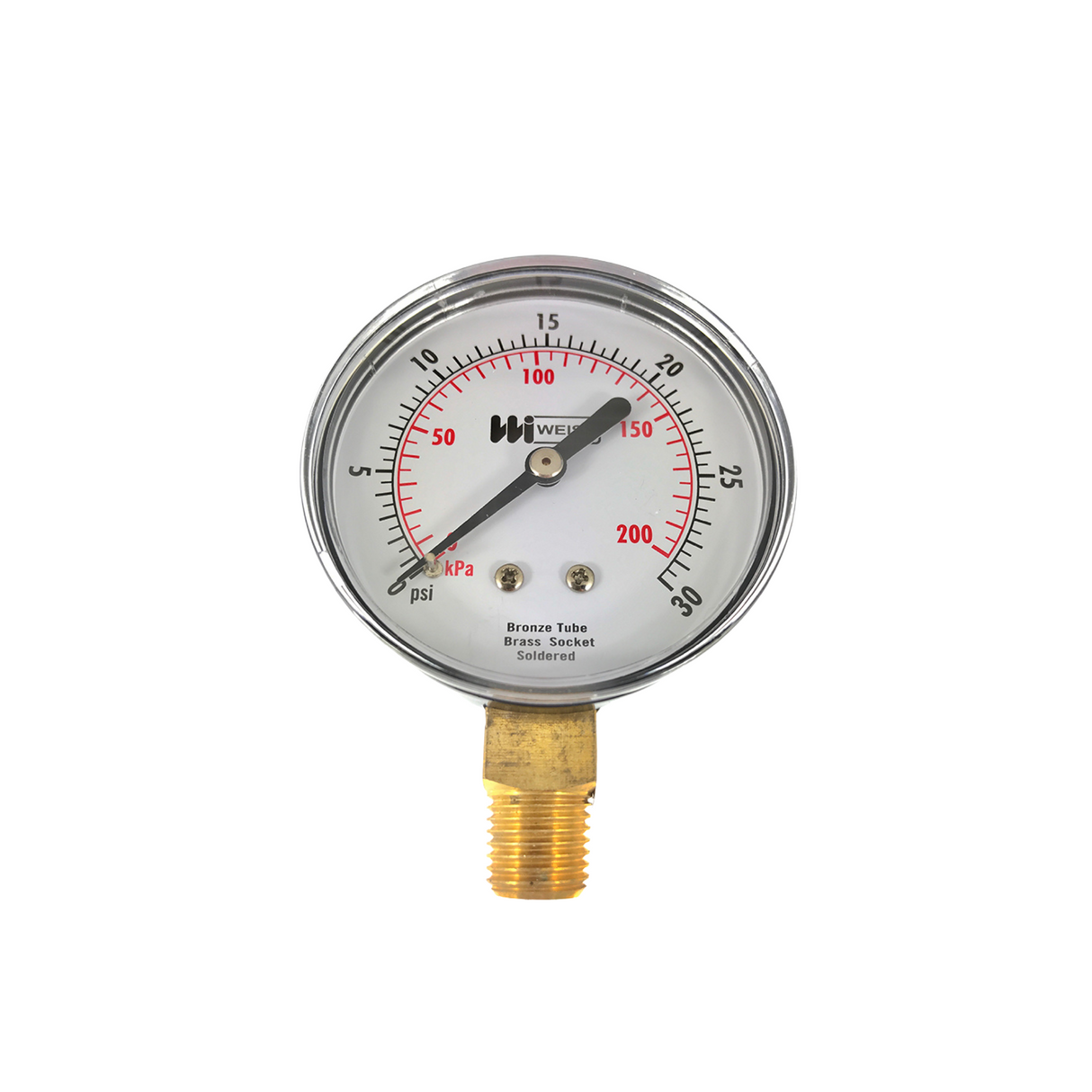 Weiss Instruments TL25-30 PSI Gauge