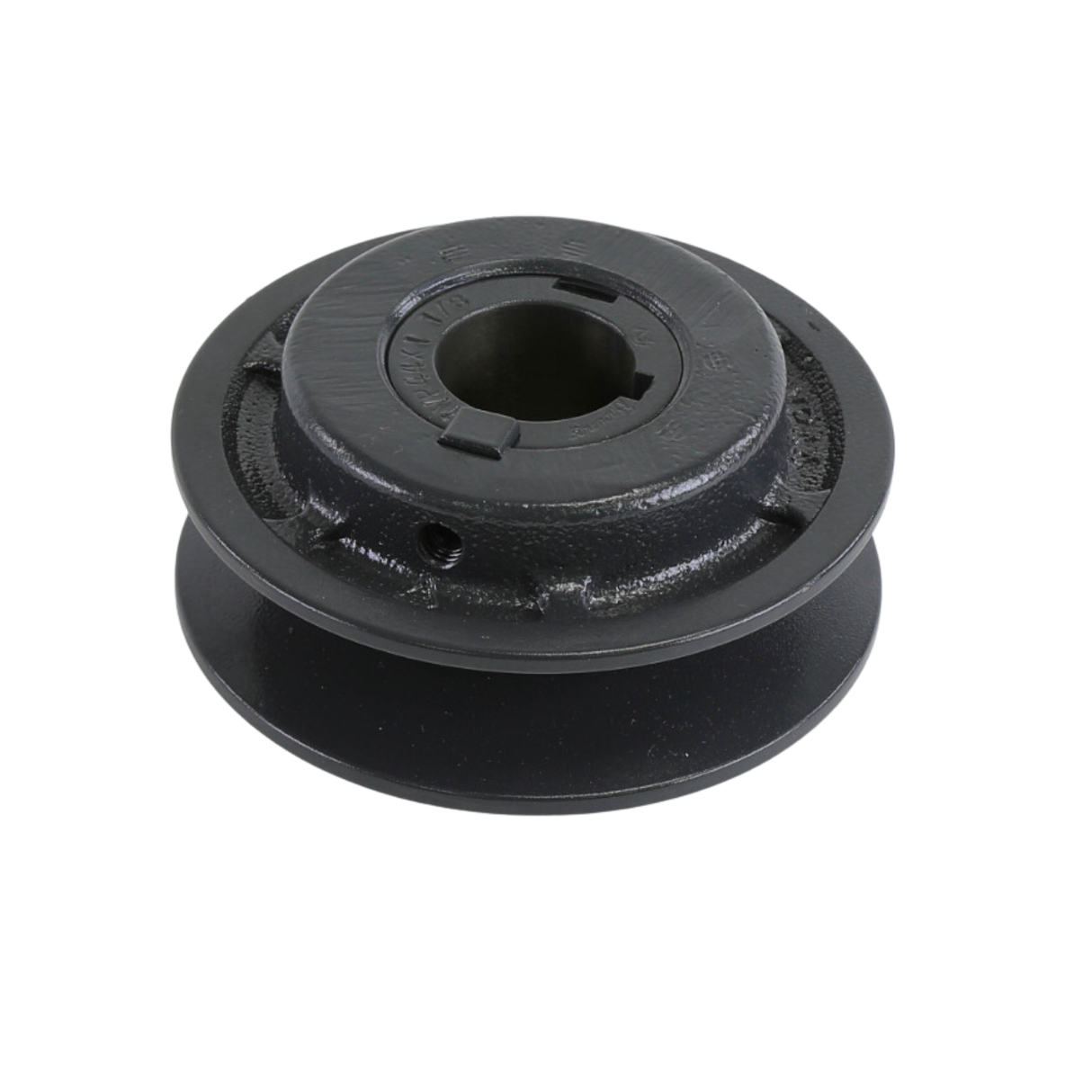 Browning 1VP44X 1 1/8 1 1/8 Bore Diameter, 4.15" Outside Diameter, Single Groove VP Cast Iron, Sheave with 3L, 4L, A, AX, 5L, B, and BX Belts