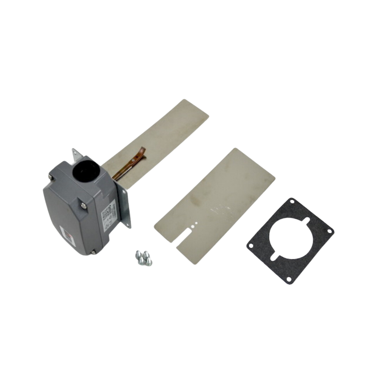 Johnson Controls F262KDH-01C 24VAC - 240VAC, Air Flow Switch with 2 Stainless Steel Paddles: 2 1/8" x 6 7/8" and 3 1/8" x 6 7/8"