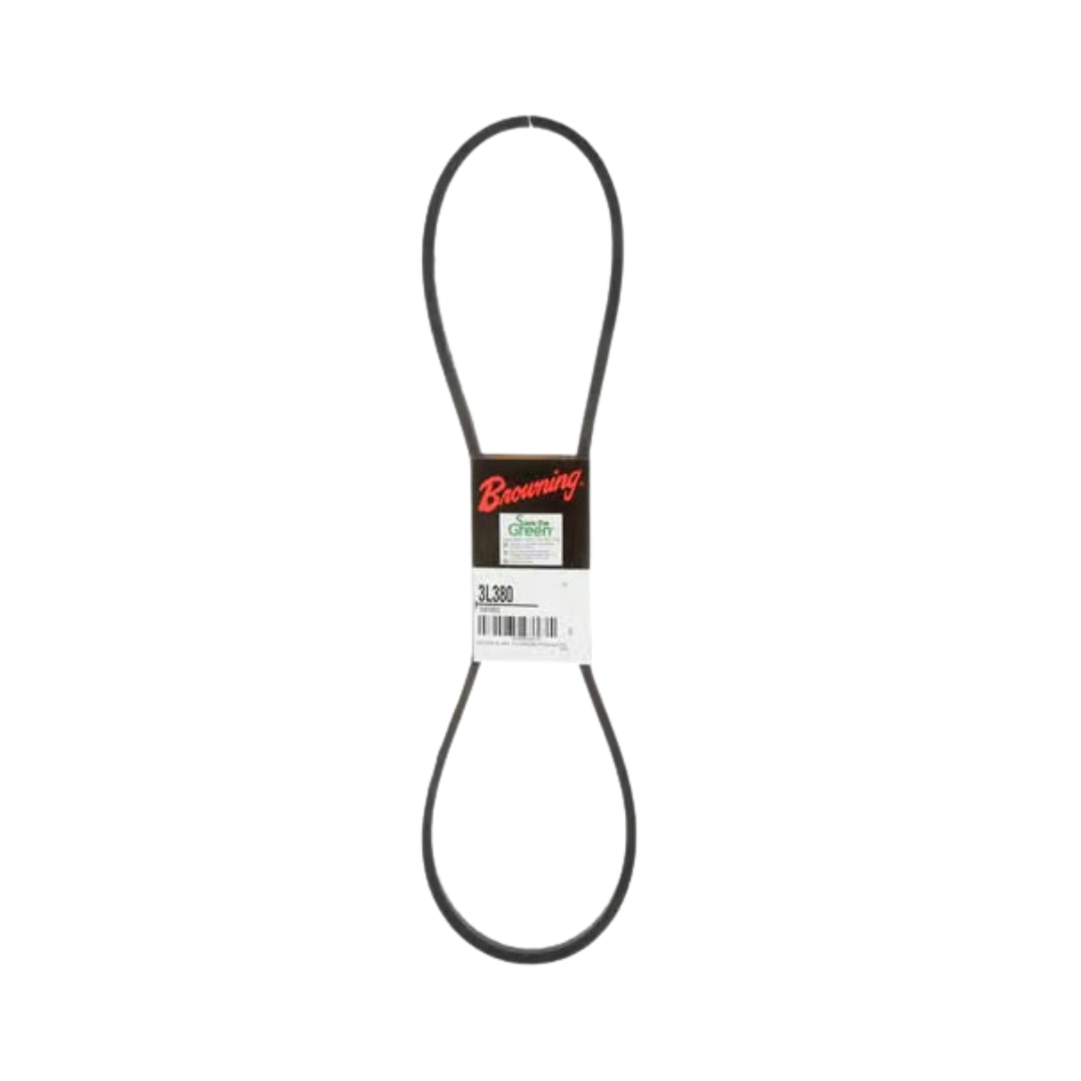Browning 3L380 38" Outside Diameter, Rubber, RMA, Oil Resistant, 3L, Fractional HP, Belt