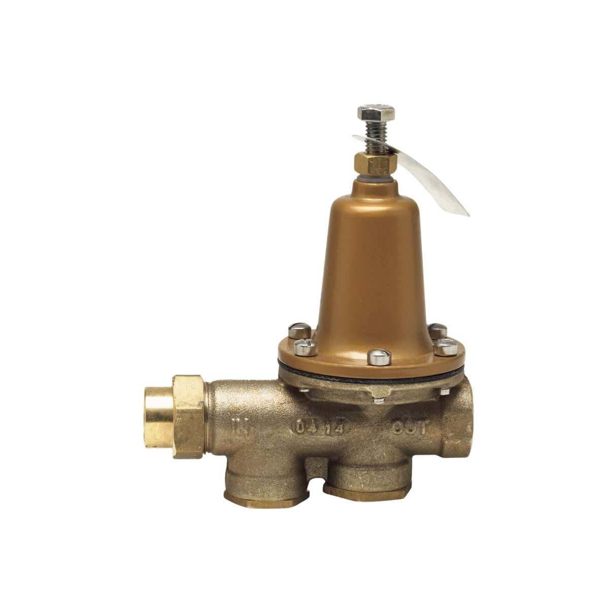 Watts 0009280 3/4" NPT 33 to 180 Degrees F 10 to 35 PSI Lead Free Copper Silicon Alloy Water Pressure Reducing Valve