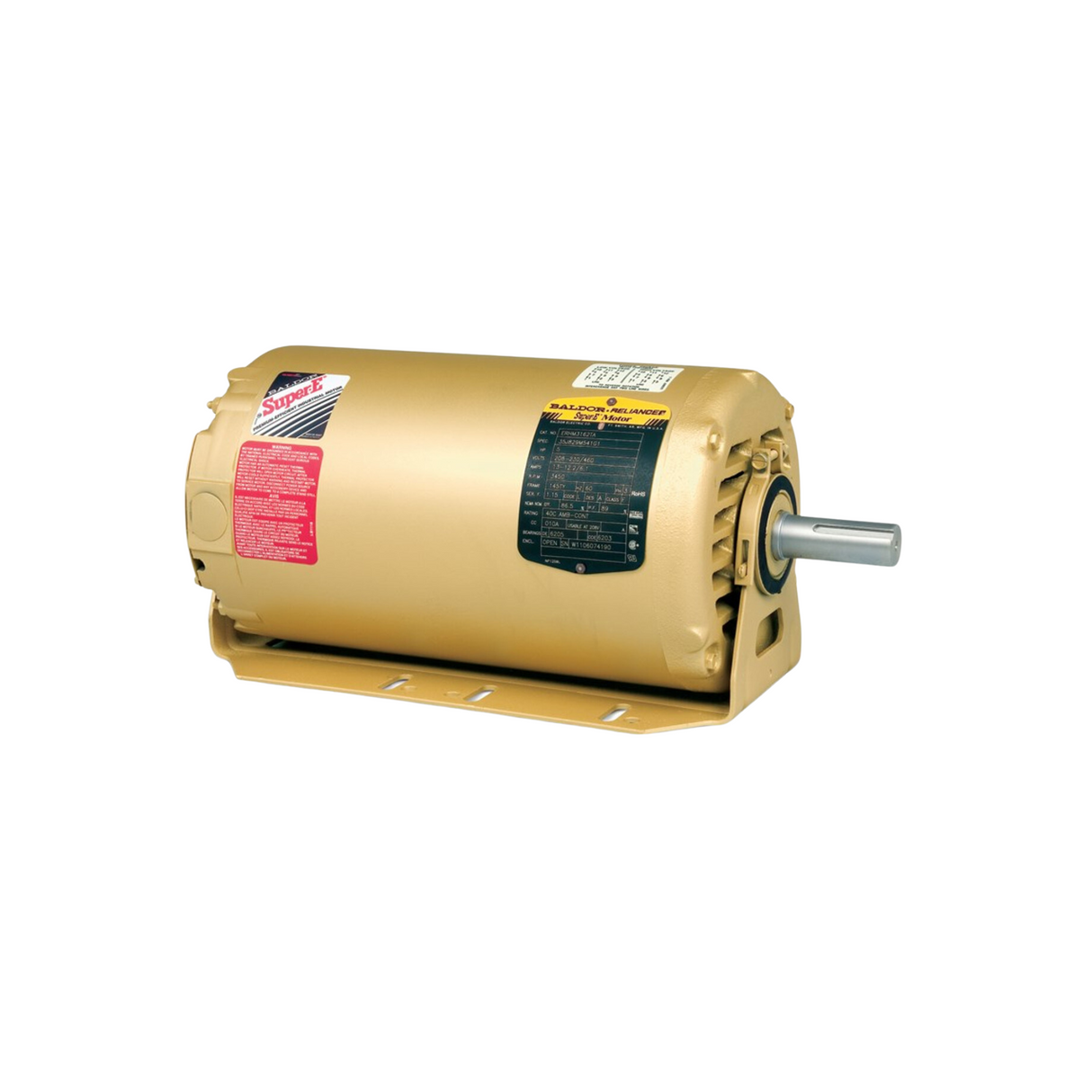 Baldor Motor ERHM3162TA 230/460 V 60 Hz 3450 RPM 5 HP Motor