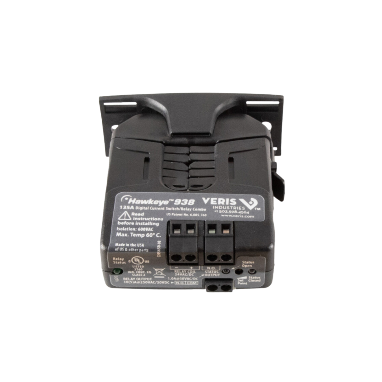 Veris Industries H-930 24 VAC 1.5-200 A SPST Current Switch