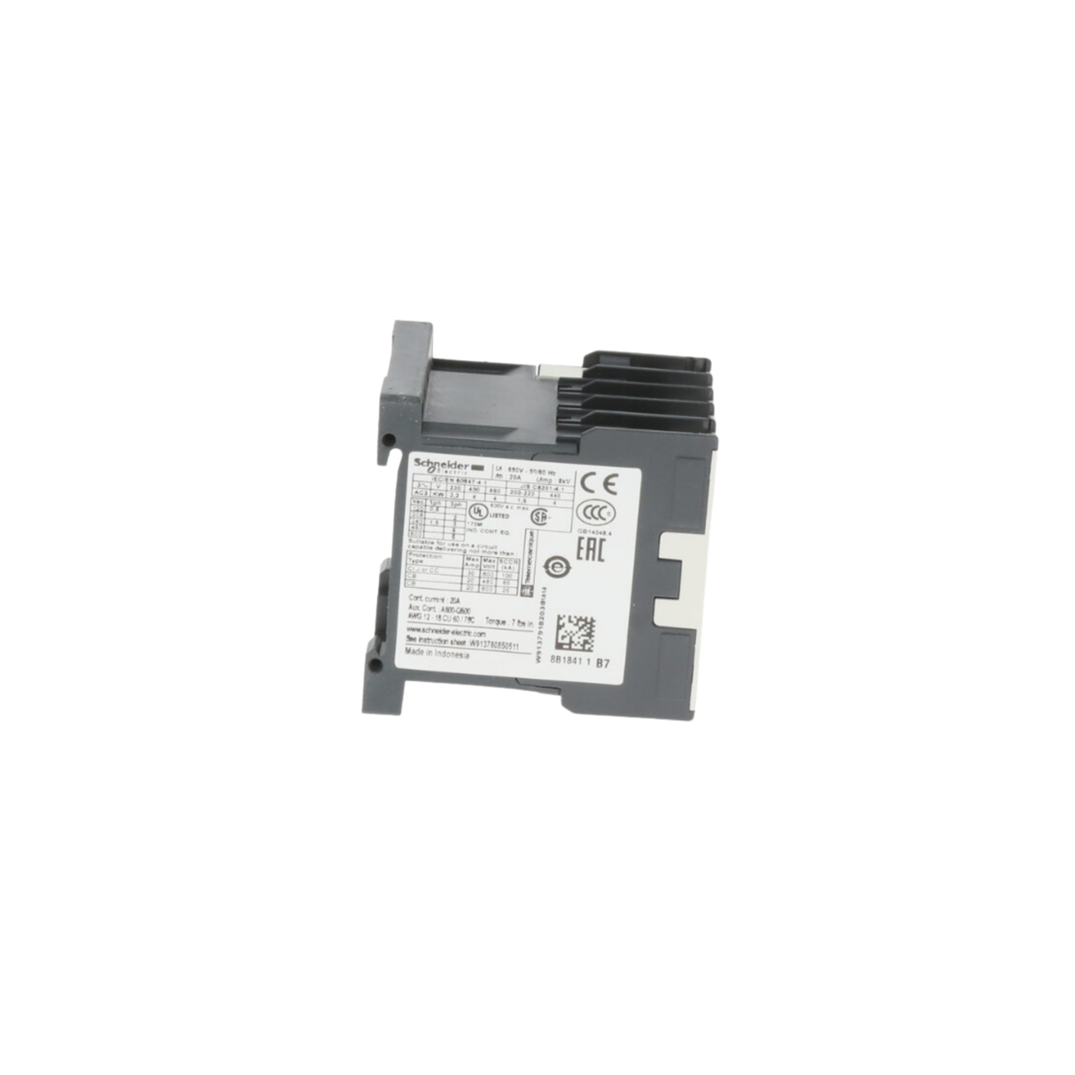 Schneider Electric (Square D) LC1K0910B7 120V, 3 Pole, Contactor