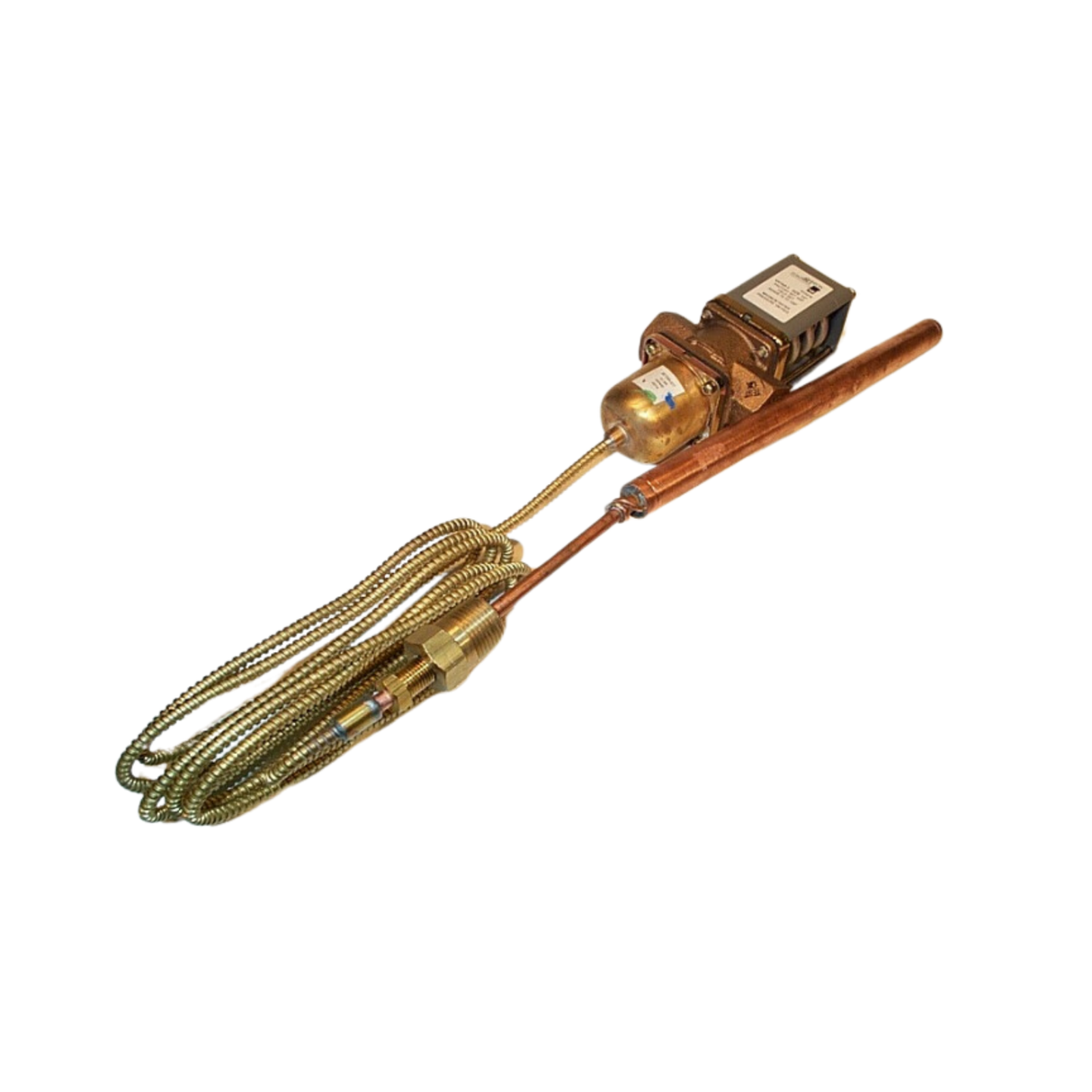 Johnson Controls V47AB-5 1/2" NPT Opening Point Diameter, Cast Brass, Direct Acting Temperature Actuated, Water Regulating Valve