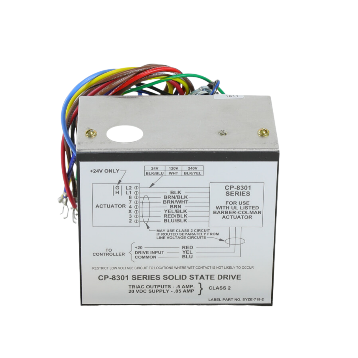 Schneider Electric (Barber Colman) CP-8301-024 24V, 6 VDC, Electronic, Actuator Drive