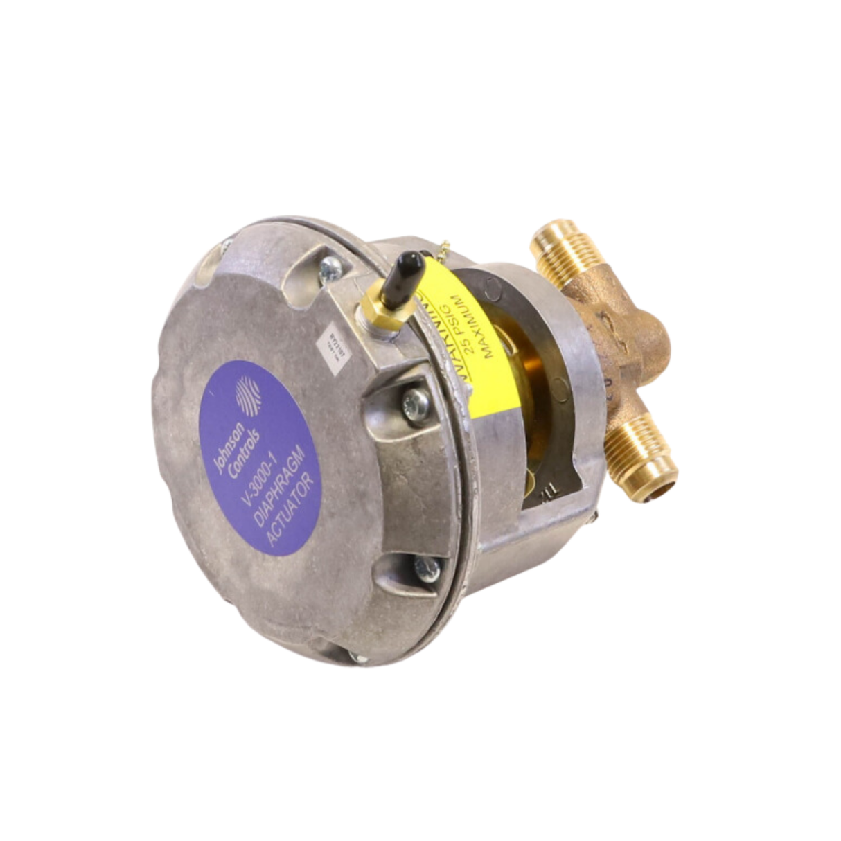 Johnson Controls V-3766-1001 1/2" Flare Connection Size, PDTC Normally Open, Hot and Cold Water, Pneumatic Valve