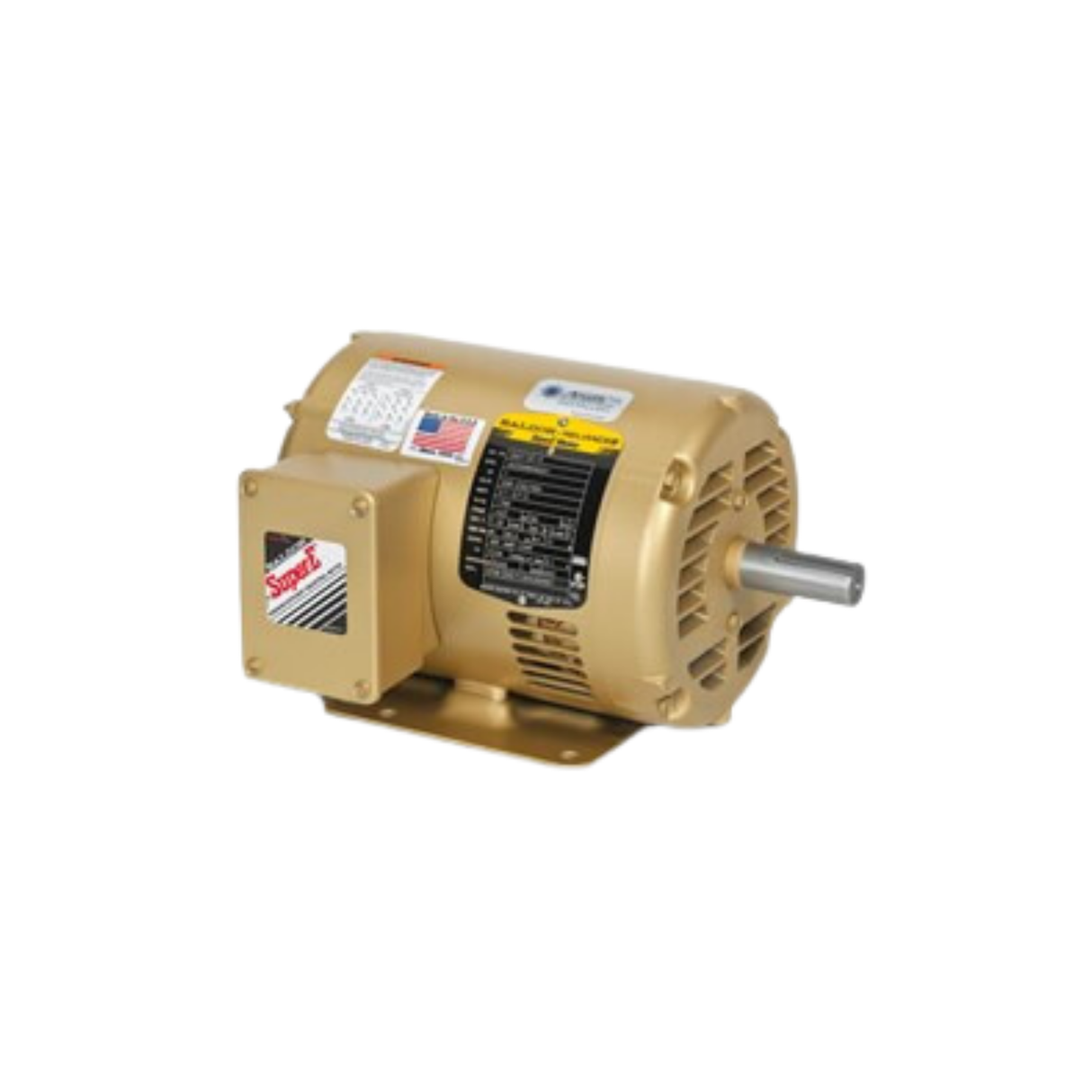 Baldor Motor EM31157 230/460 V 5.8/5.6/2.8 A 1755 RPM 2 HP Reversible Motor