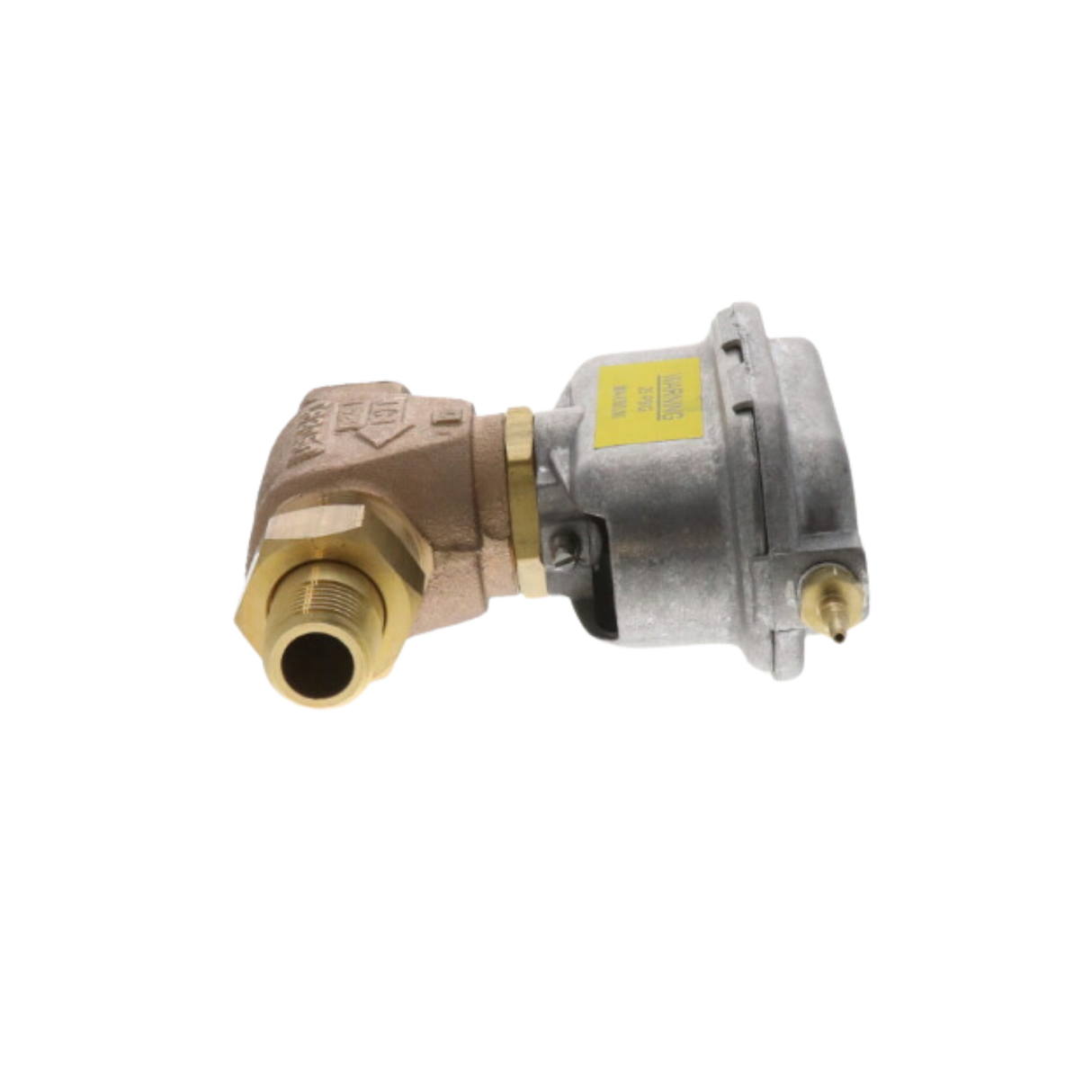 Johnson Controls VG7251ES+3801D 1/2" NPT Connection Size, 2 Way, Equal Percentage Flow, Union Globe, Valve with 4-8 PSI Spring Range, Spring Return Pneumatic Actuator