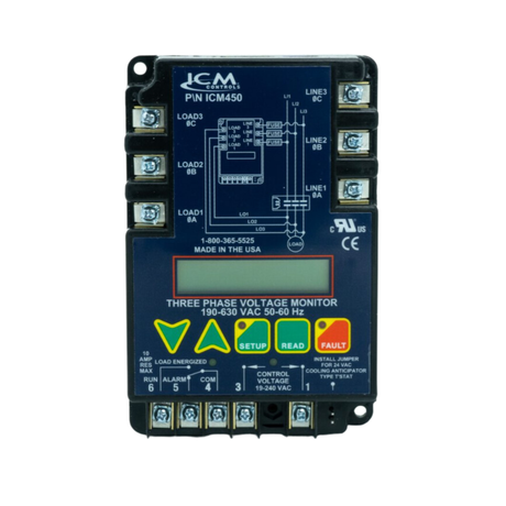 ICM Controls ICM401A 190-600VAC, Universal, 3 Phase, Line Voltage Monitor