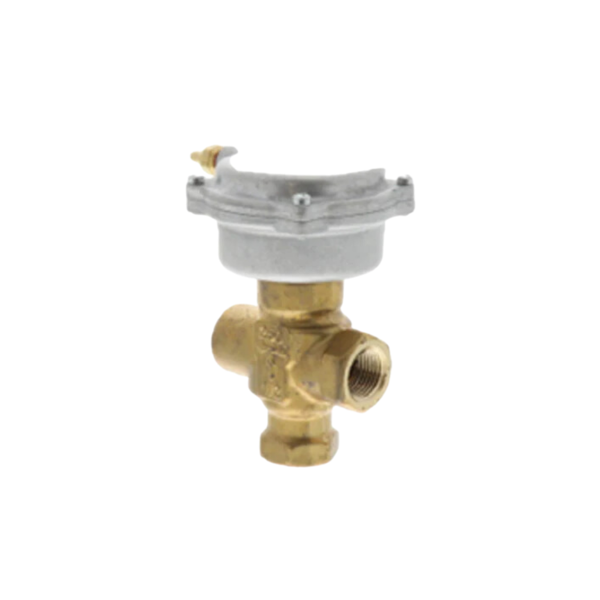 Siemens Building Technology 258-02069 1/2" NPT 4.0 Cv 3-Way Mixing Globe Brass Valve Assembly