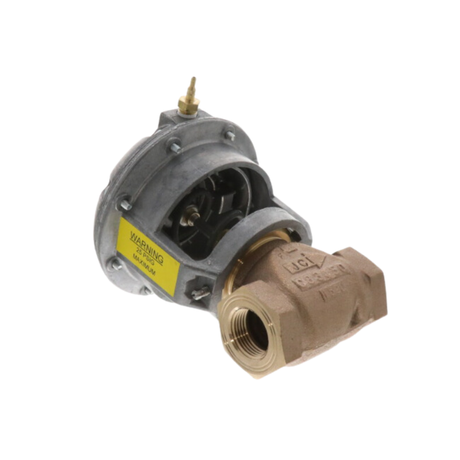 Johnson Controls VG7241LT+3008D 3/4" NPT Connection Size, 2 Way, Equal Percentage Flow, Valve with 4PSI - 8PSI Spring Range Spring Return Exposed Pneumatic Actuator